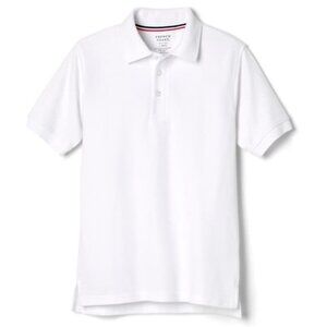 French Toast SA9084 Boys Short Sleeve Pique Polo White